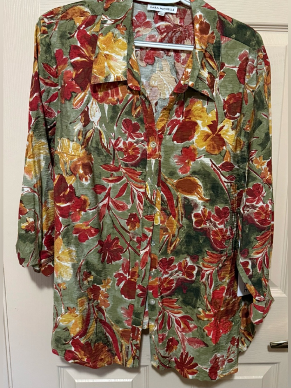 Sara Michelle top blouse 2X